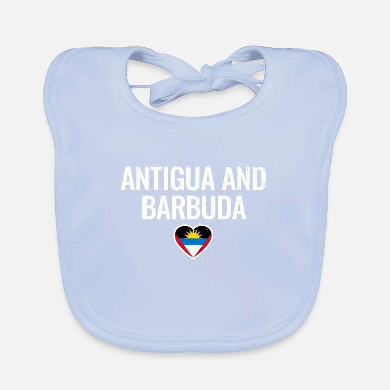 Antigua-et-Barbuda Drapeau Antigua Bavoir bio Bébé