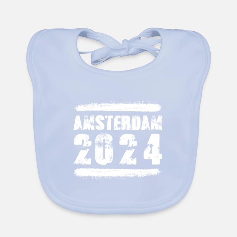 Amsterdam 2024 Team Baby Bio-Lätzchen