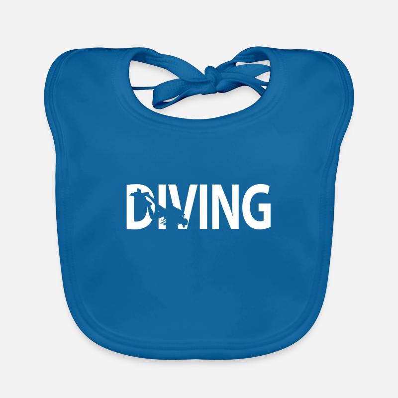 DIVING. Bavoir bio Bébé