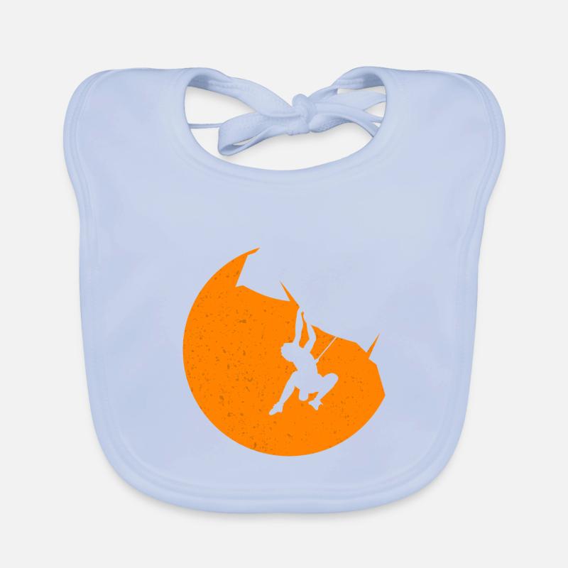 Felsklettern Baby Bio-Lätzchen