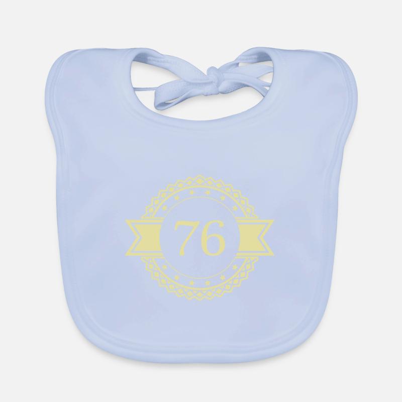 76 Emblème numérique Bavoir bio Bébé