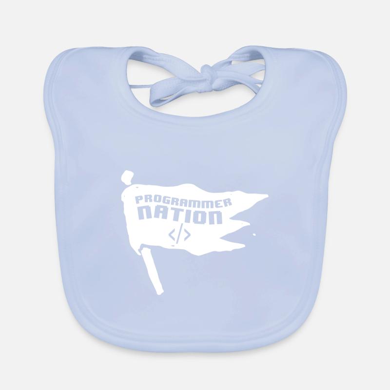 Programmer Coder Software Developer Organic Baby Bibs