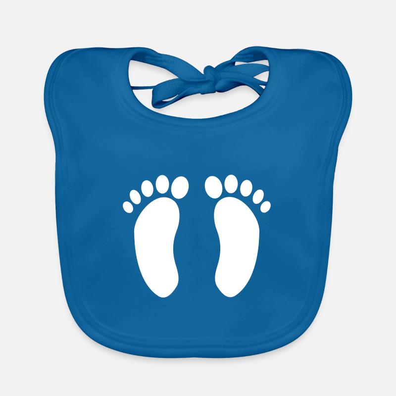 Füße Baby Bio-Lätzchen