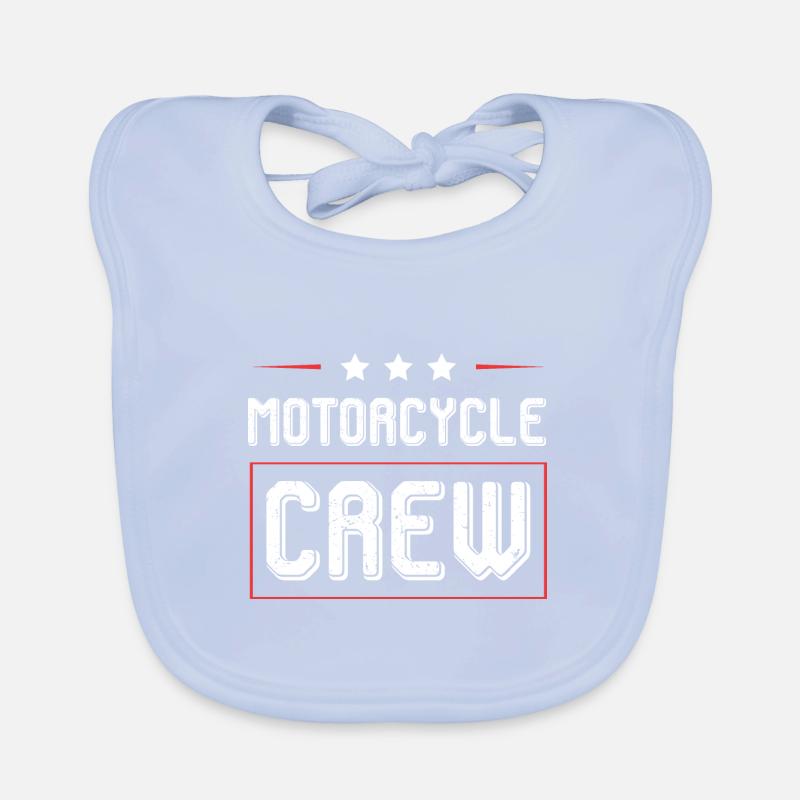 Équipage de moto Bavoir bio Bébé