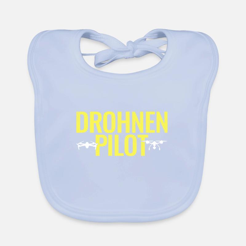 Drohnen Pilot Baby Bio-Lätzchen