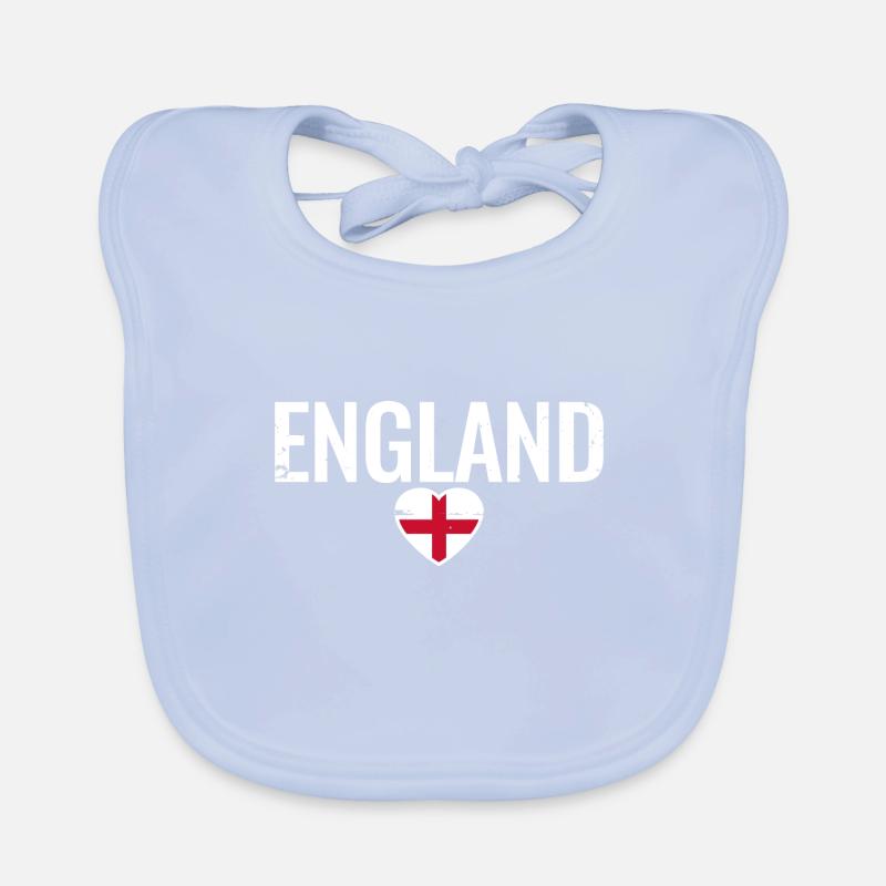 Angleterre Drapeau anglais Anglais Bavoir bio Bébé