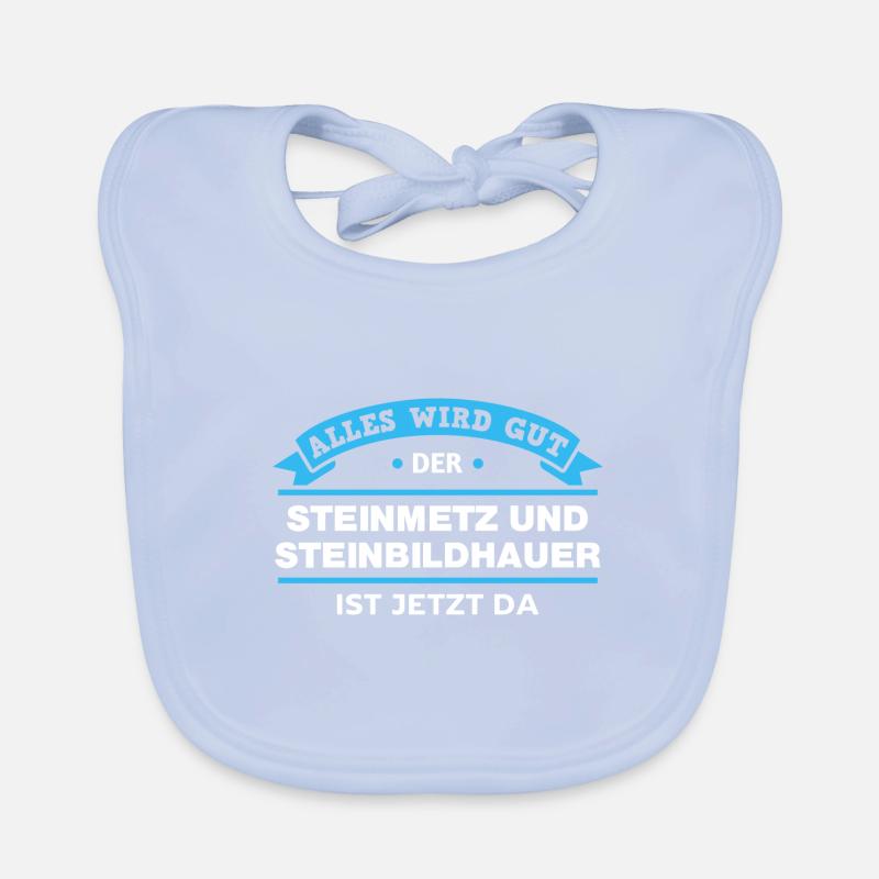Steinmetz Steinbildhauer Design für Handwerker Baby Bio-Lätzchen
