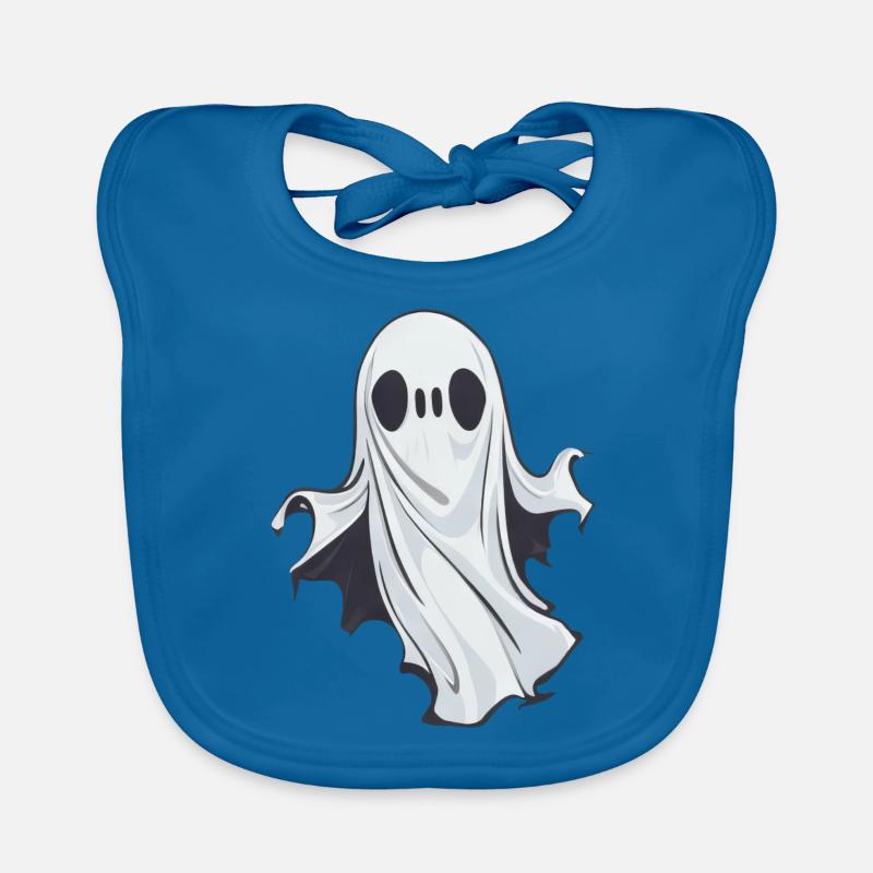 Halloween Ghost Ghost Organic Baby Bibs