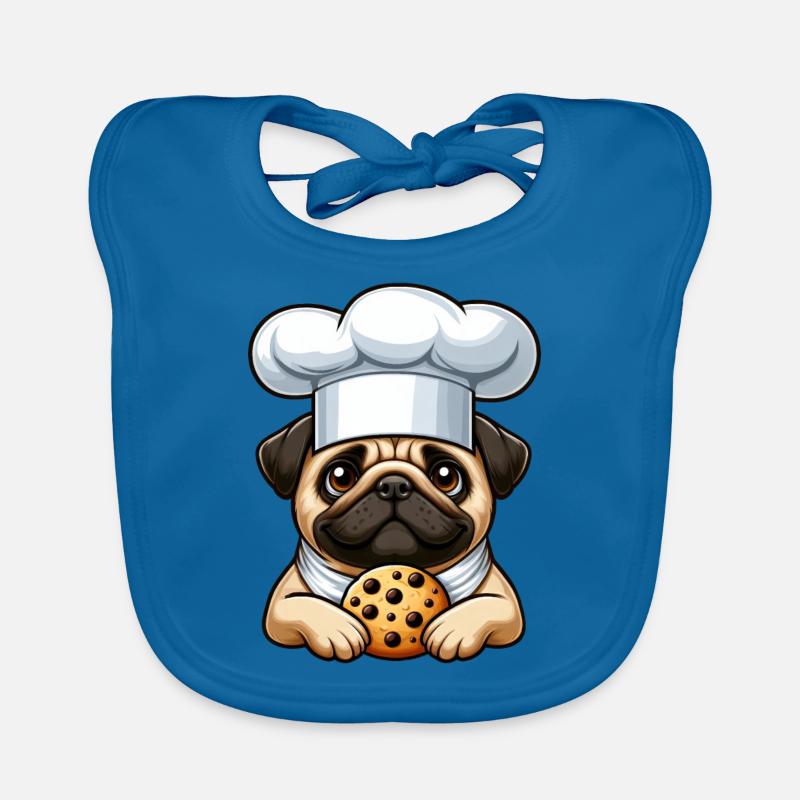 Carlin Chef avec biscuit Bavoir bio Bébé