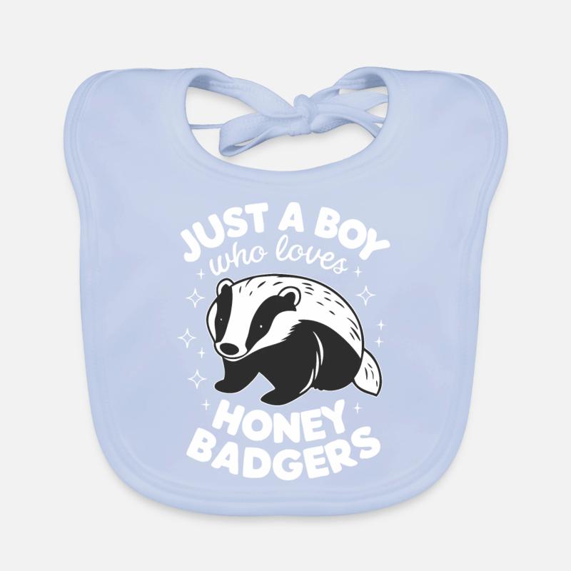 Dachs Honigdachs Tier Baby Bio-Lätzchen