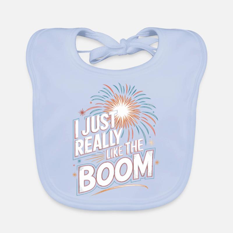Pyrotechnics Fireworks Pyrotechnics Organic Baby Bibs
