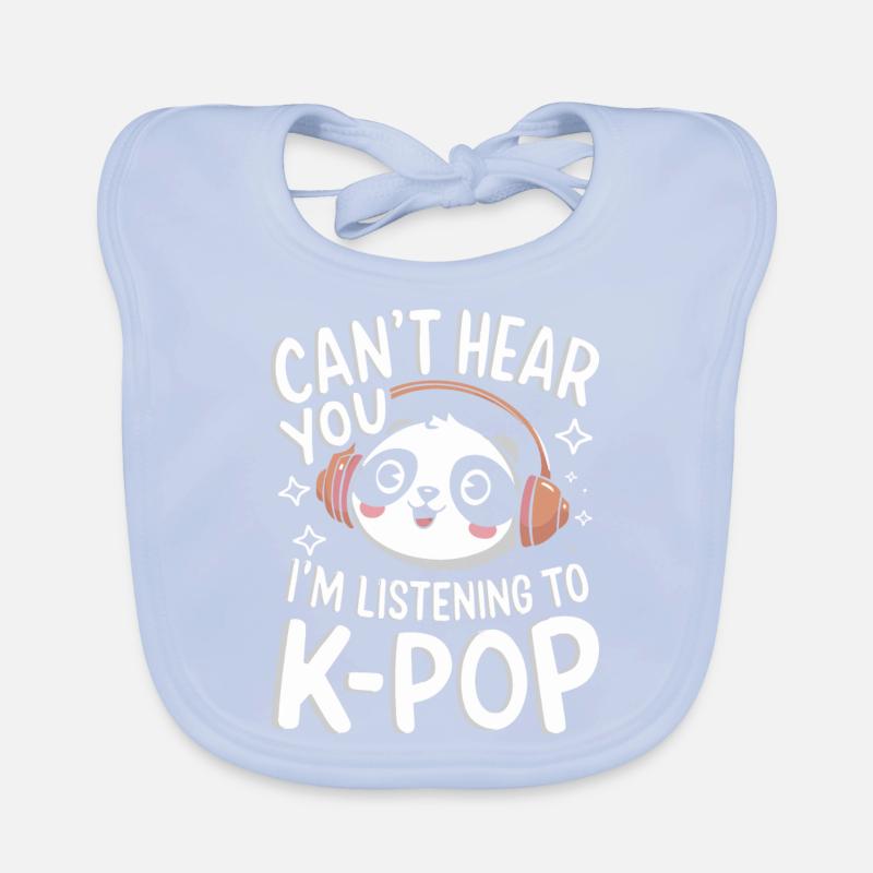 Musique K-Pop Pop Coréenne Bavoir bio Bébé