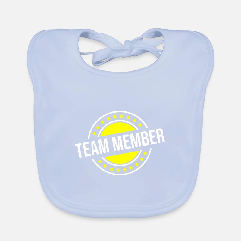 Team Members Organic Baby Bibs
