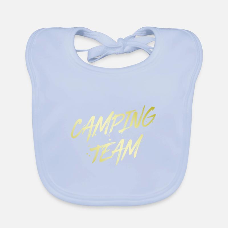 Équipe de camping Bavoir bio Bébé