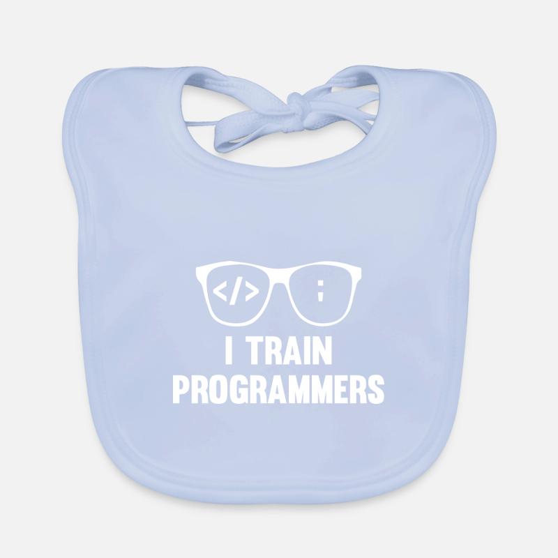 Programmer Coder Software Developer Organic Baby Bibs