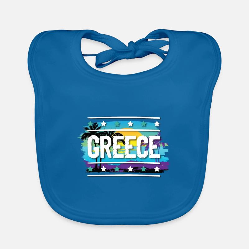 Grèce Bavoir bio Bébé
