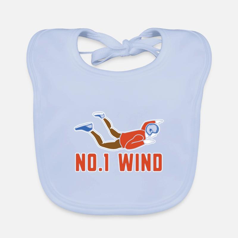 Parachutisme intérieur Bavoir bio Bébé