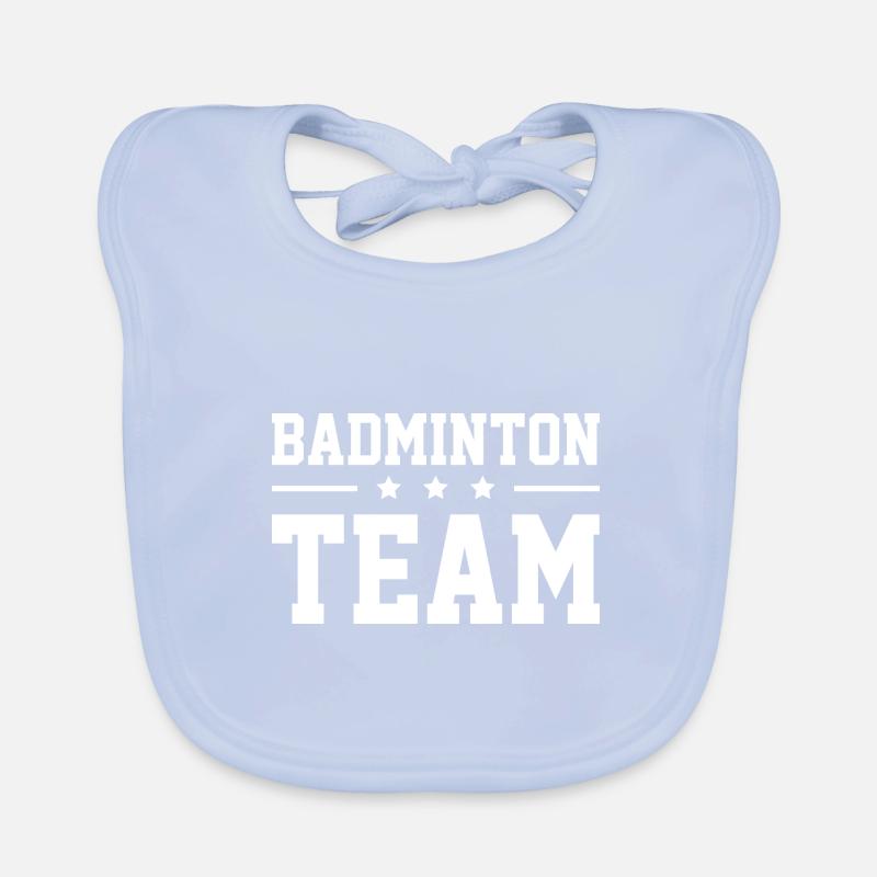 Équipe de badminton Bavoir bio Bébé