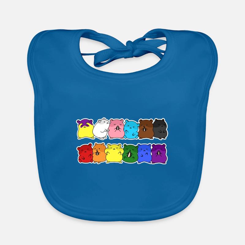 Pride Progress Flagge Hamster Gleichberechtigung Baby Bio-Lätzchen