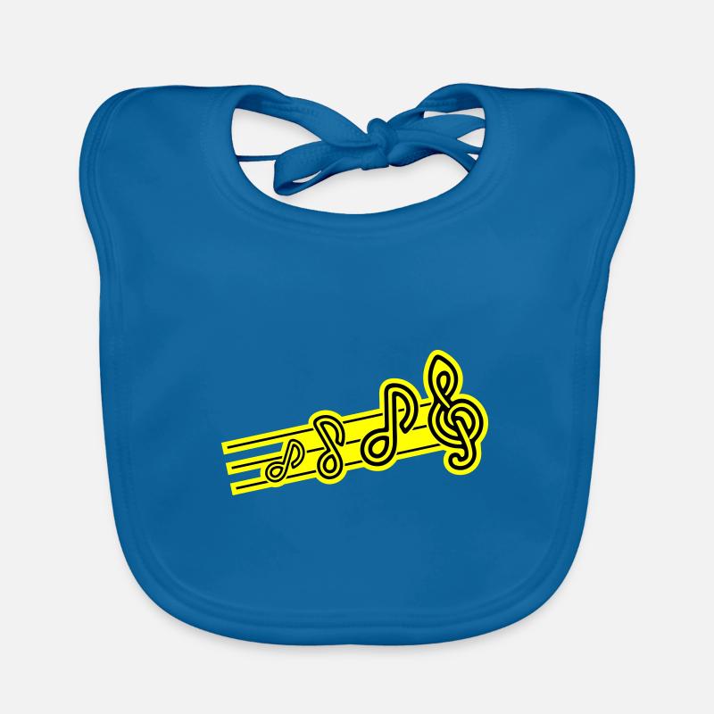 Music Symbol clef Organic Baby Bibs