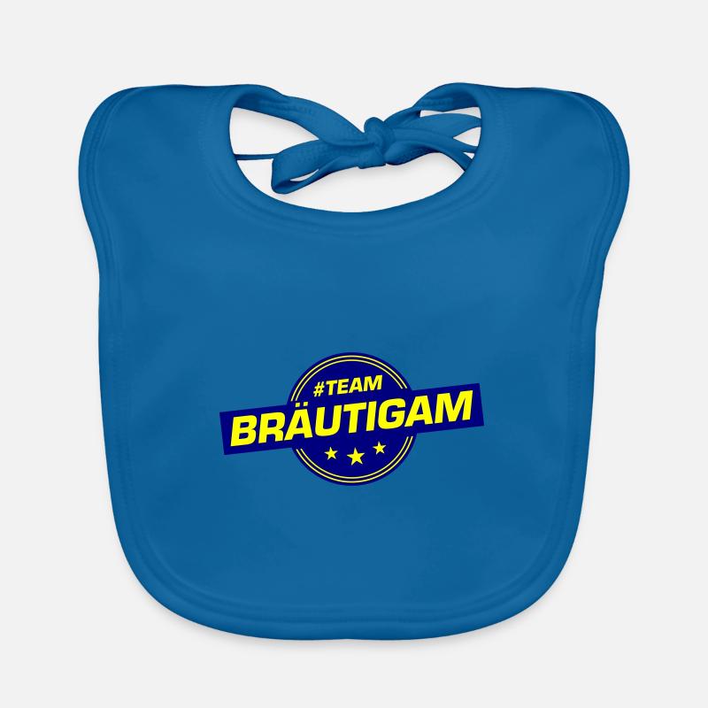 Team Groom Wedding Party Wedding Organic Baby Bibs