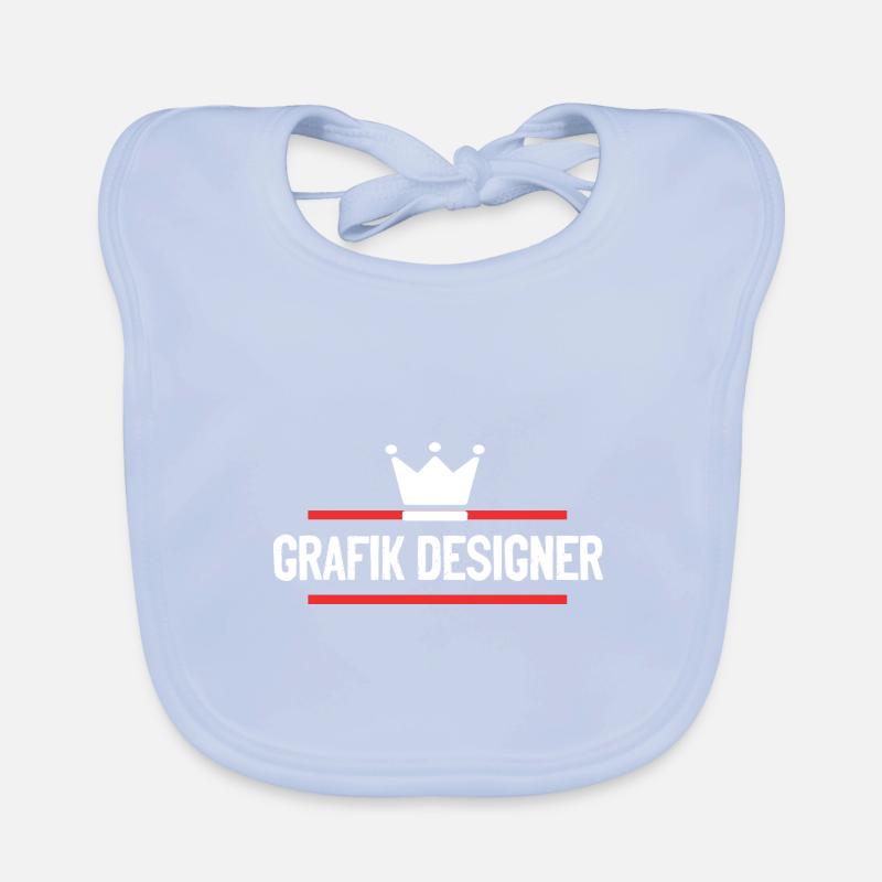 Grafik Designer Beruf Baby Bio-Lätzchen