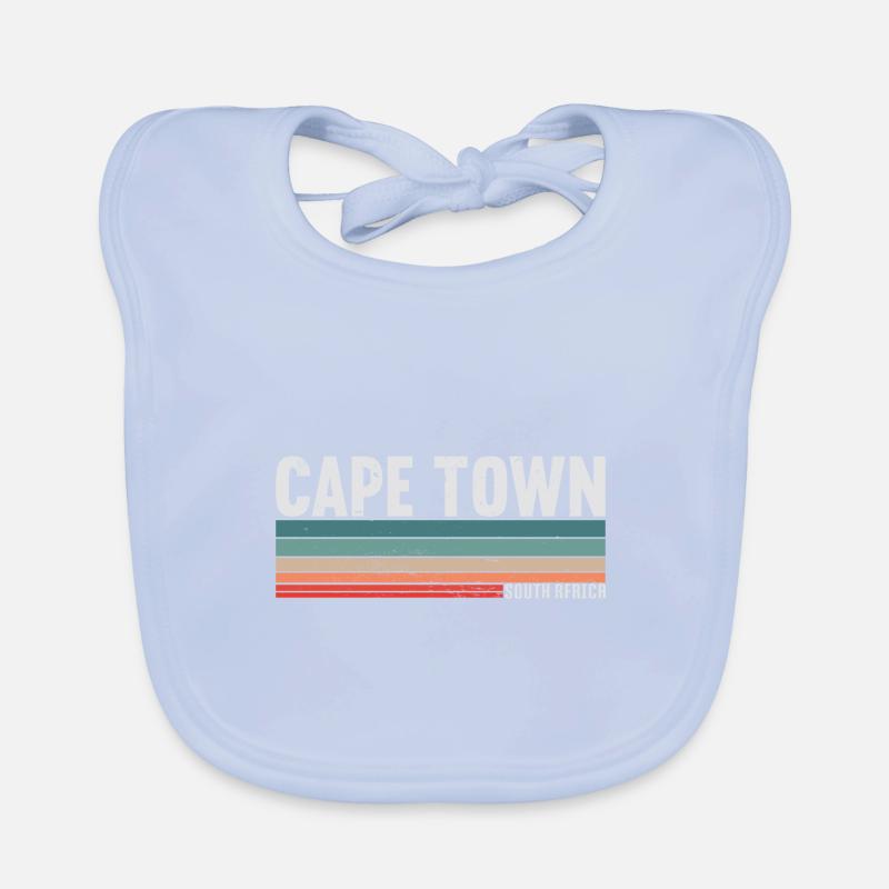 Cap Afrique du Sud Bavoir bio Bébé