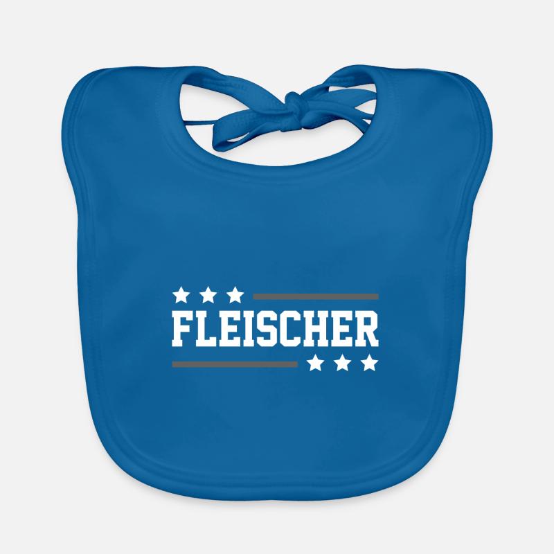Fleischer Beruf Baby Bio-Lätzchen