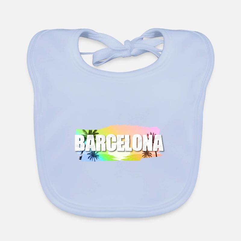 Barcelone Bavoir bio Bébé