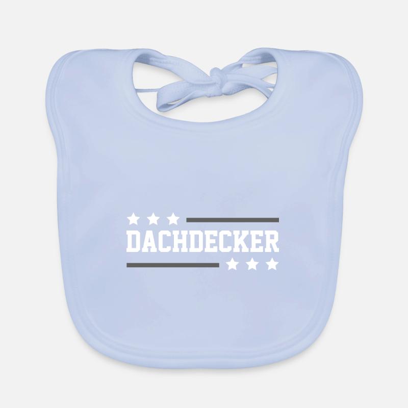 Dachdecker Beruf Baby Bio-Lätzchen