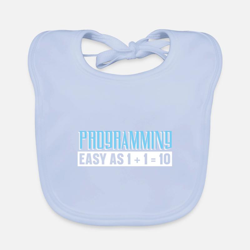 Programmer Coder Software Developer Organic Baby Bibs