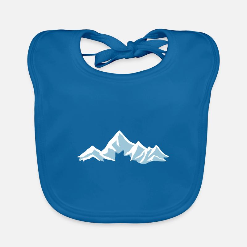 Berge, Berg, Gletscher Baby Bio-Lätzchen