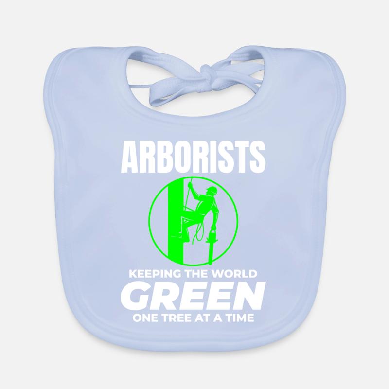 Arborist Tree Surgeon Climber Climbing Trimmer Organic Baby Bibs