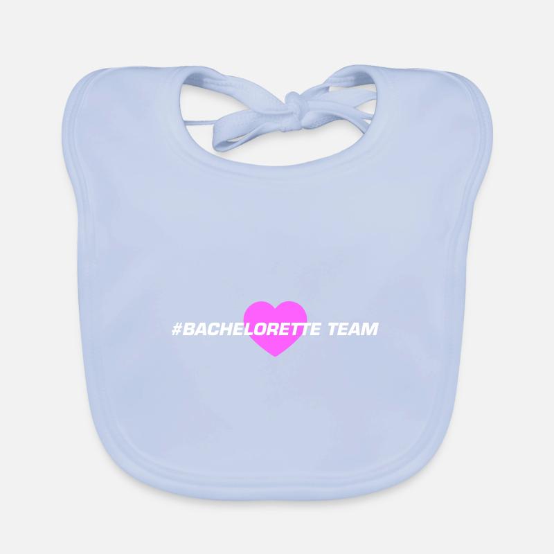 bachelorette team herz Baby Bio-Lätzchen
