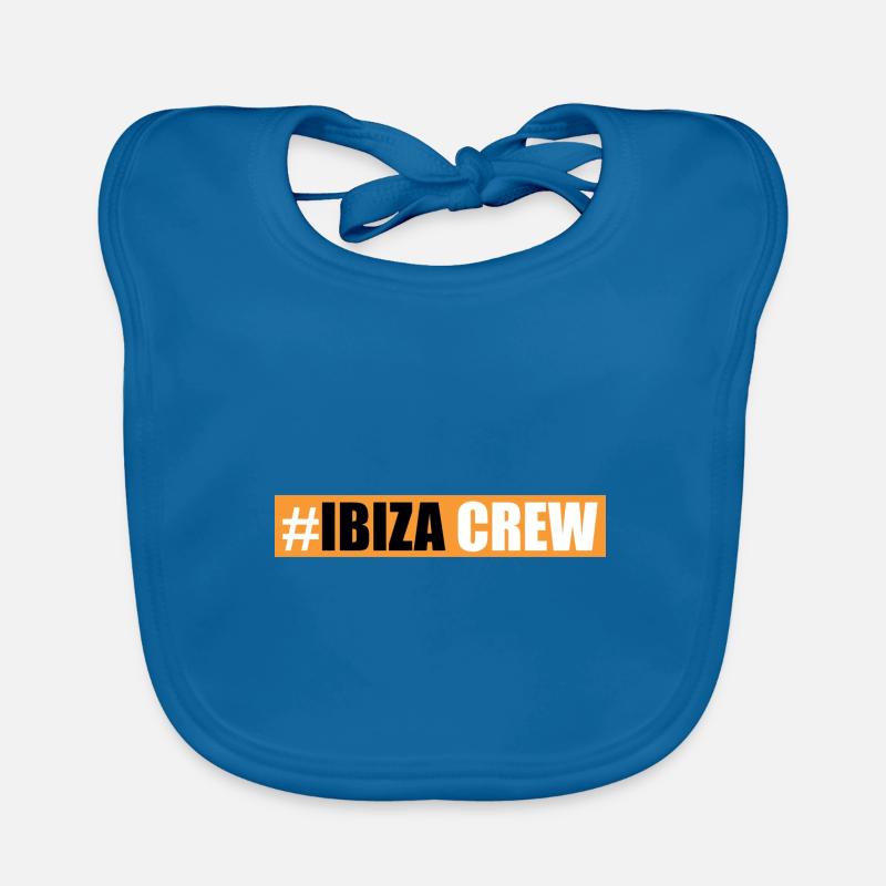 Ibiza Équipage - Bavoir bio Bébé - bleu paon