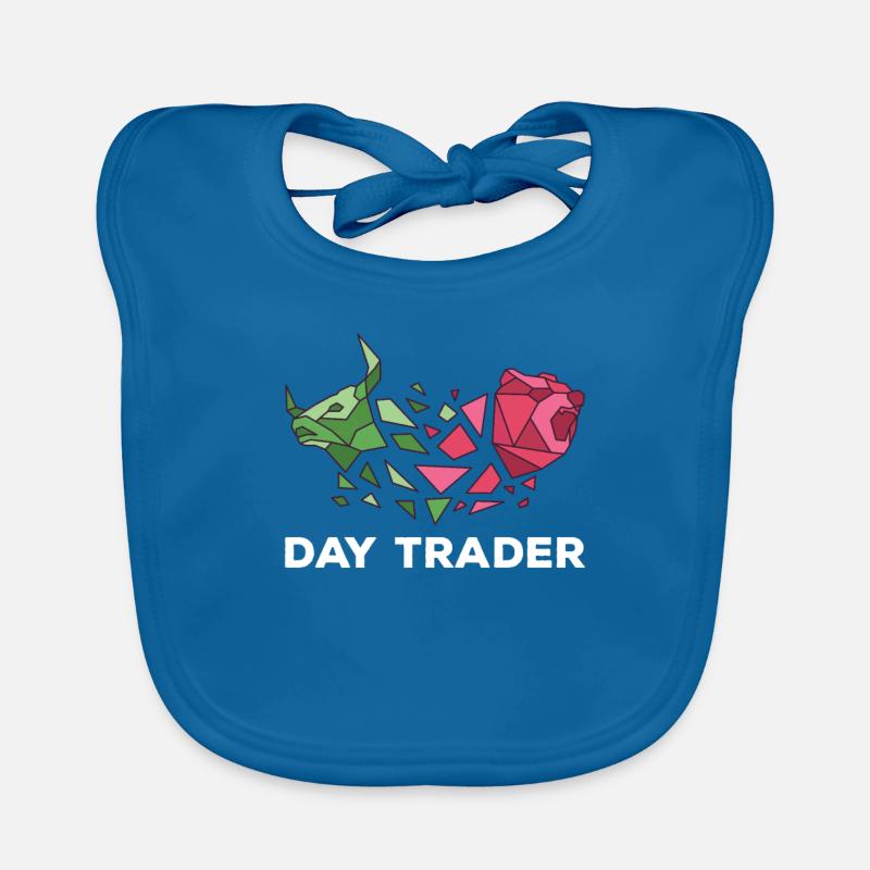 Stock Exchange for Day Trader Organic Baby Bibs