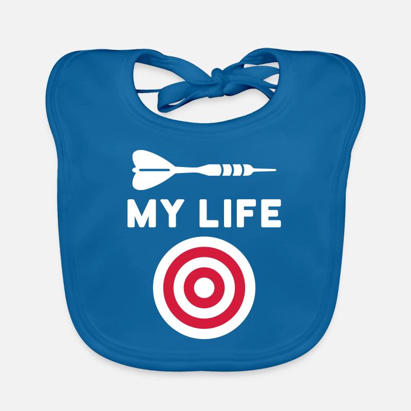 My life (dart, target) Organic Baby Bibs