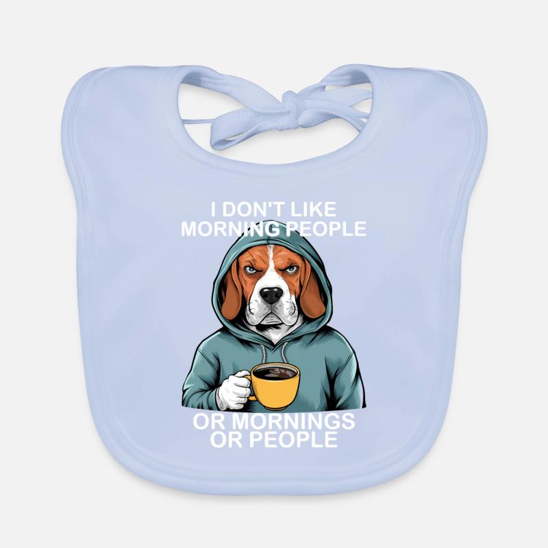 Drôle de beagle Bavoir bio Bébé