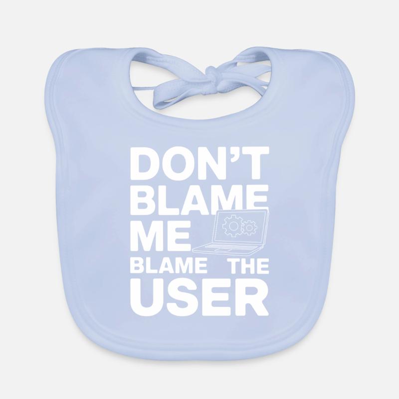 Administrator Support Nerd Computer Tech Organic Baby Bibs