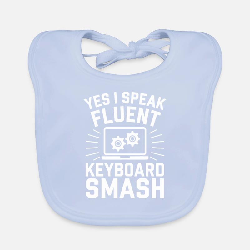Administrator Support Nerd Computer Tech Organic Baby Bibs