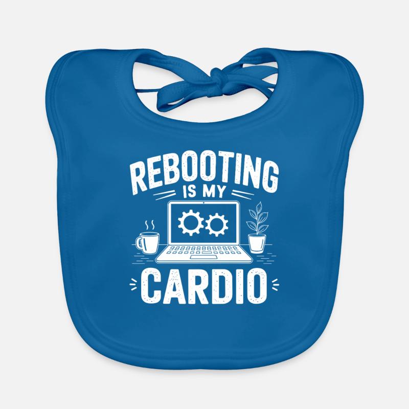 Support Administrateur Nerd Computer Tech Bavoir bio Bébé