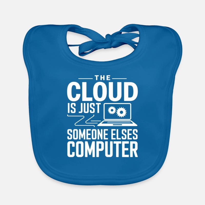 Support Administrateur Nerd Computer Tech Bavoir bio Bébé