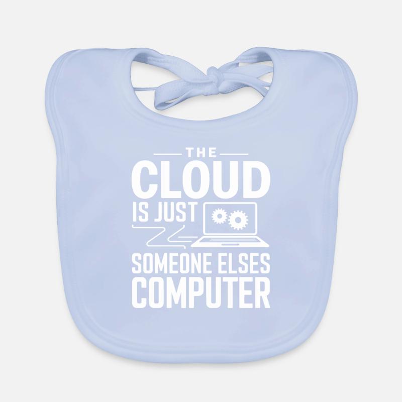 Administrator Support Nerd Computer Tech Baby Bio-Lätzchen