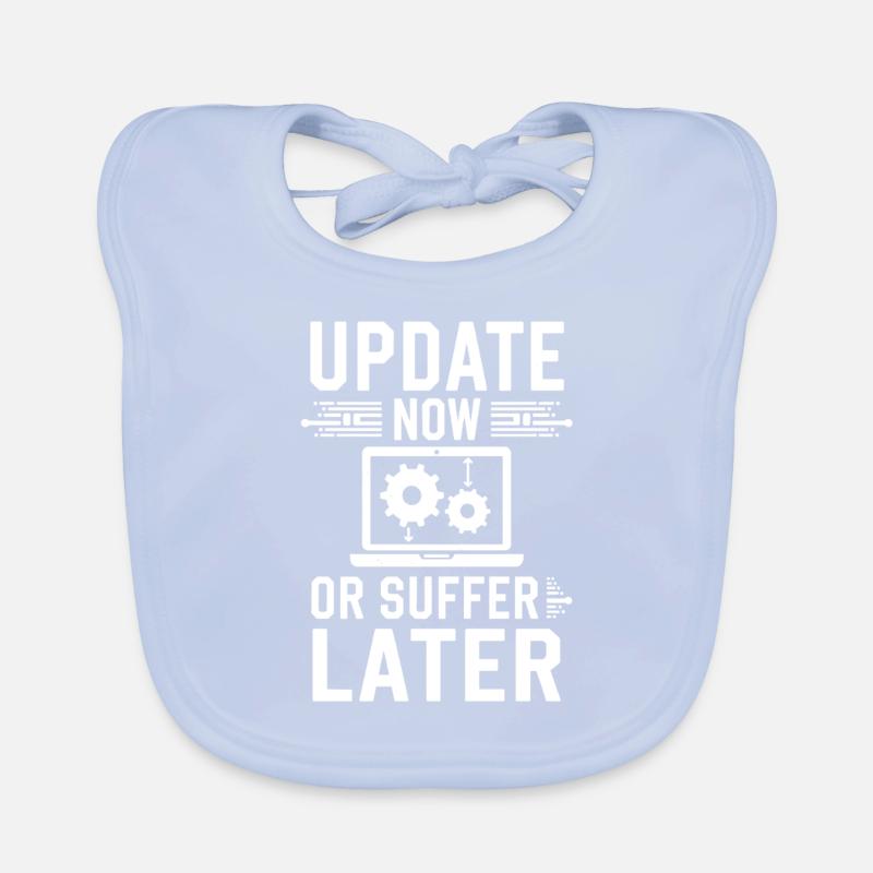 Administrator Support Nerd Computer Tech Organic Baby Bibs