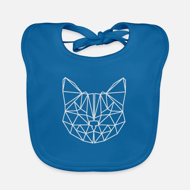 Cats Pattern Kitten Graphic Abstract Sweet Shirt Organic Baby Bibs