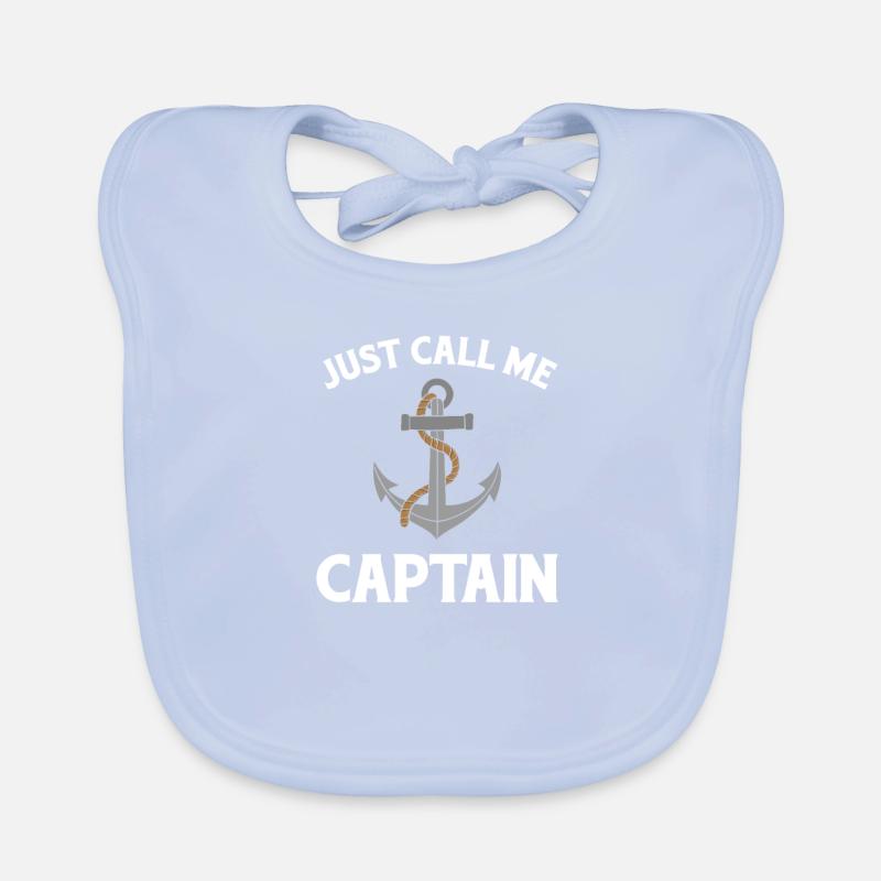 Just call me Captain, Nenne mich einfach Captain Baby Bio-Lätzchen