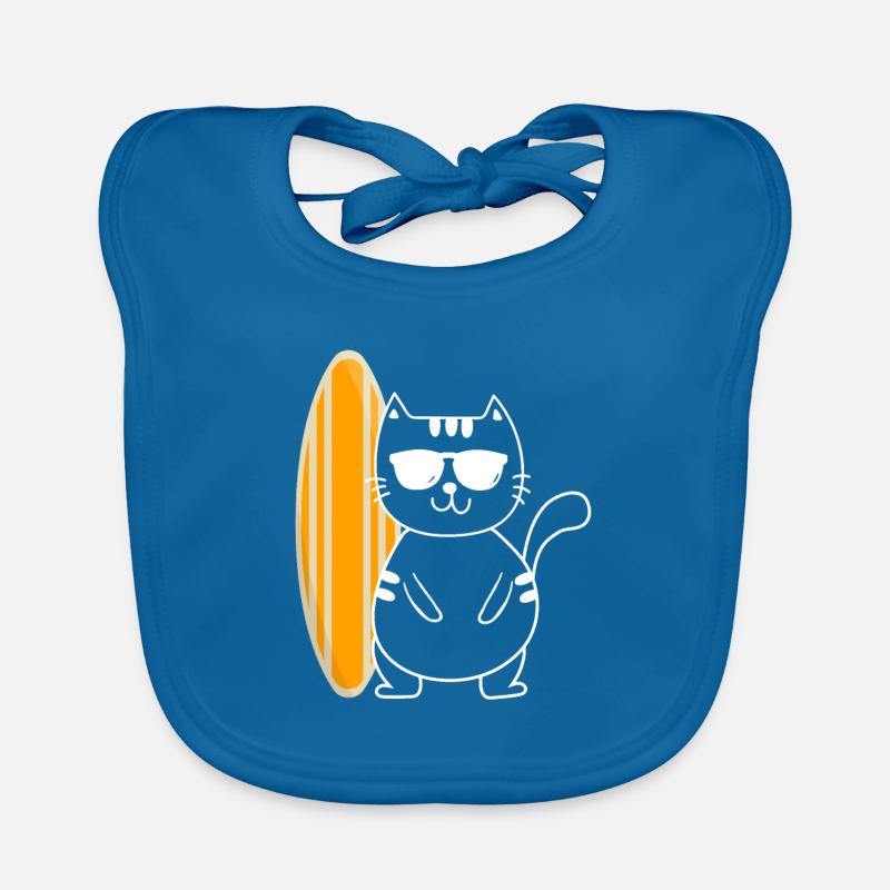 Surf Surfer Surfer Bavoir bio Bébé