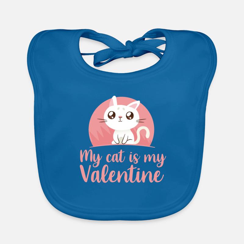 Saint-Valentin Saint-Valentin Bavoir bio Bébé