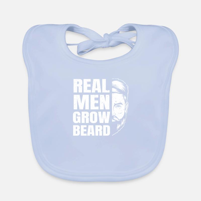 Vollbart Bart Bartträger Hipster Mann Baby Bio-Lätzchen