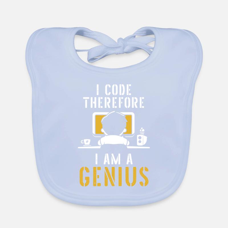 Programmeur Coder Développeur de logiciels Bavoir bio Bébé